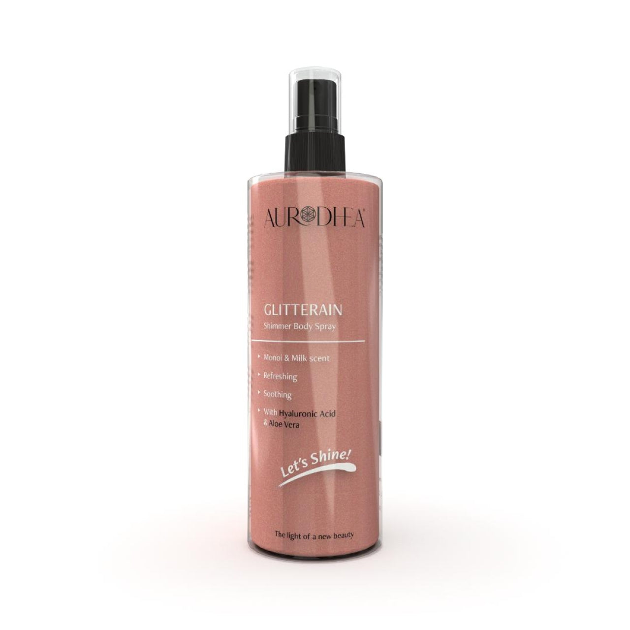 GLITTERAIN – Golden Shimmer Body Spray (Mit dem Duft nach Monoi & Milch) - 150ml Chogan/Aurodhea